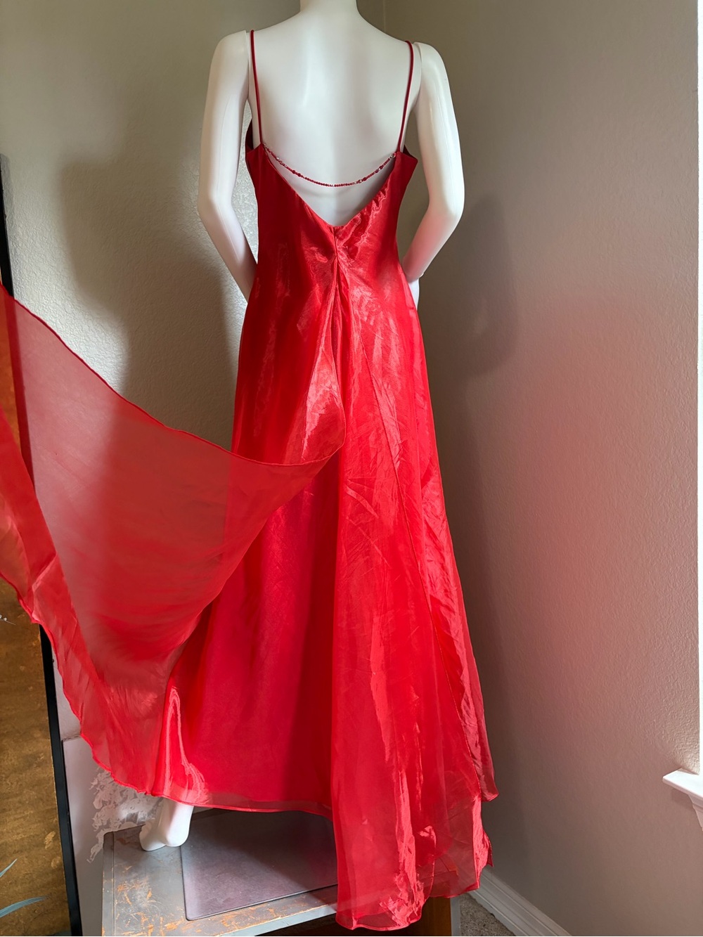 True Y2K Jessica McClintock Gunne Sax “Millennium 2000” gown, red, prom